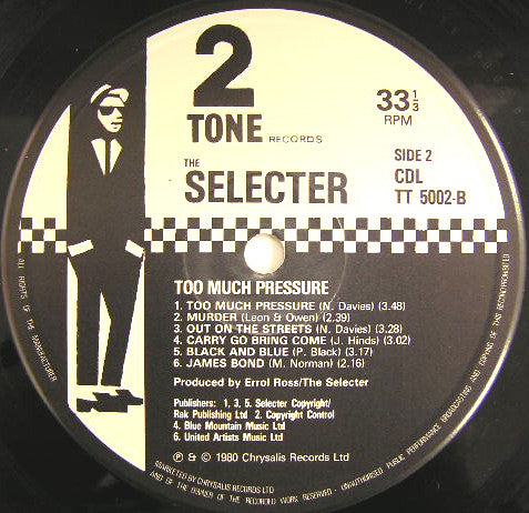 The Selecter : Too Much Pressure (LP, Album)