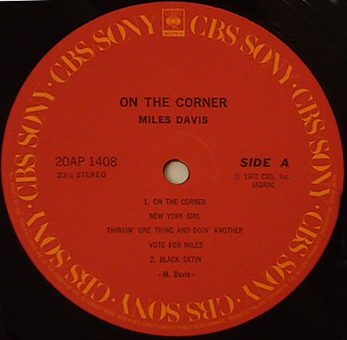 Miles Davis : On The Corner (LP, Album, RE)
