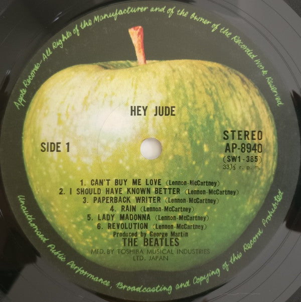 The Beatles : Hey Jude (LP, Comp)