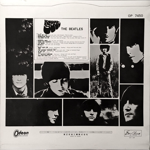The Beatles : Rubber Soul (LP, Album, Red)