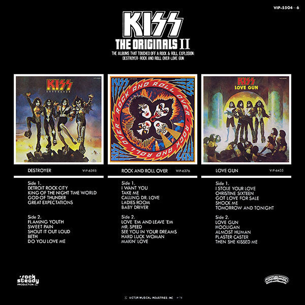 Kiss : The Originals II (3xLP, Comp)