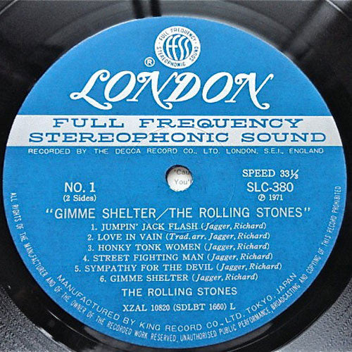 The Rolling Stones : Gimme Shelter (LP, Comp, Gat)