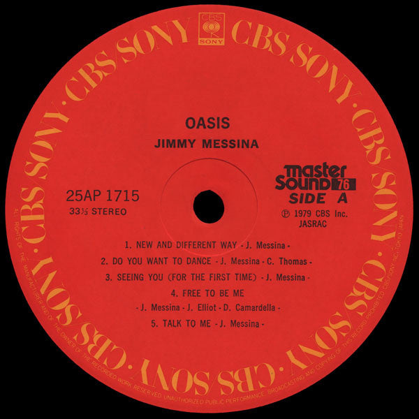 Jim Messina : Oasis (LP, Album)