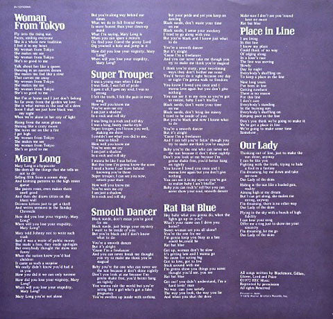 Deep Purple : Who Do We Think We Are (LP, Album, RE, Gat)