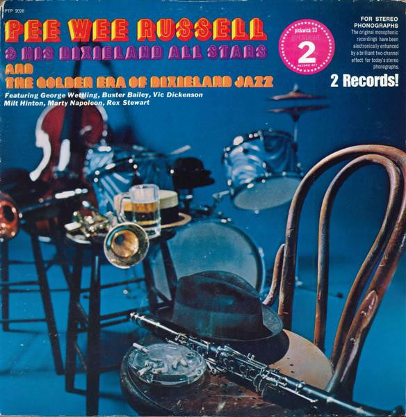 Pee Wee Russell : Pee Wee Russell's Dixieland All Stars / The Golden Era Of Dixieland Jazz (2xLP, Comp)