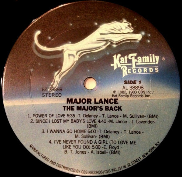 Major Lance : The Major's Back (LP, Album)