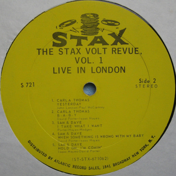 Various : The Stax / Volt Revue, Volume One, Live In London (LP)