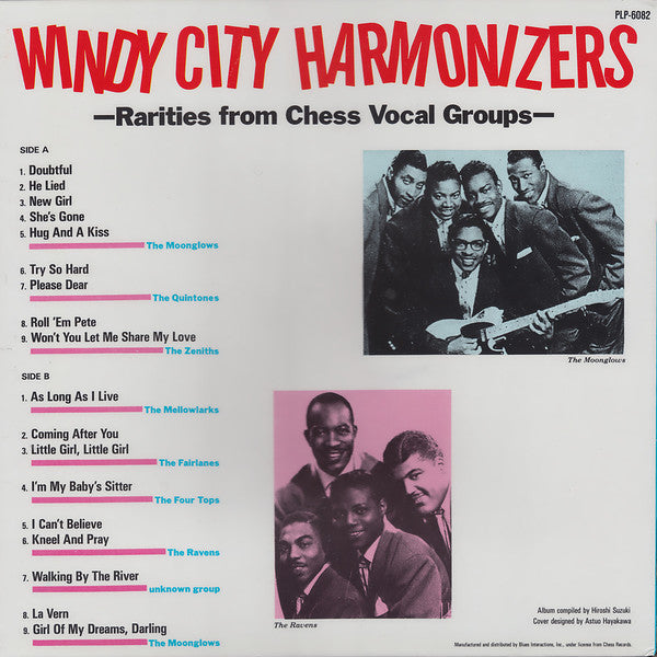 Various : Windy City Harmonizers: Rarities From Chess Vocal Groups (LP, Comp)