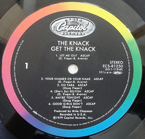 The Knack (3) : Get The Knack (LP, Album)