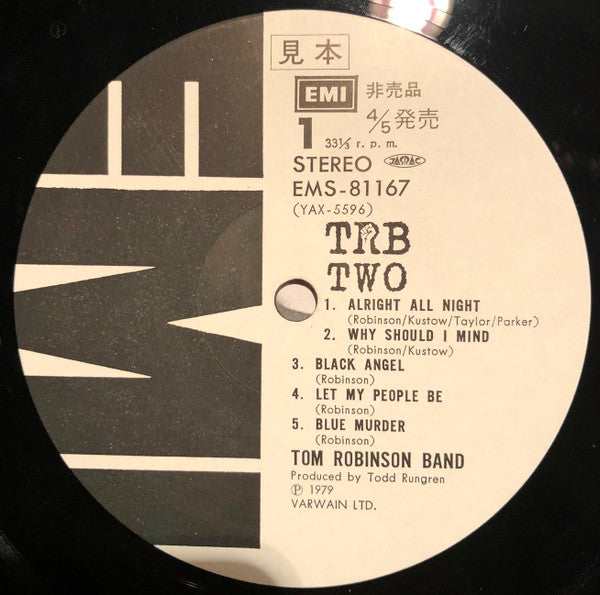 Tom Robinson Band : TRB Two (LP, Album)