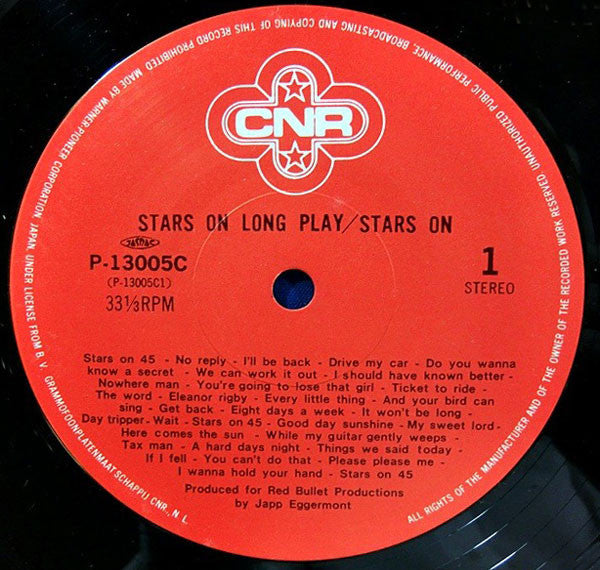 Stars On* / Long Tall Ernie And The Shakers : Stars On Long Play (LP, Album, Mixed)