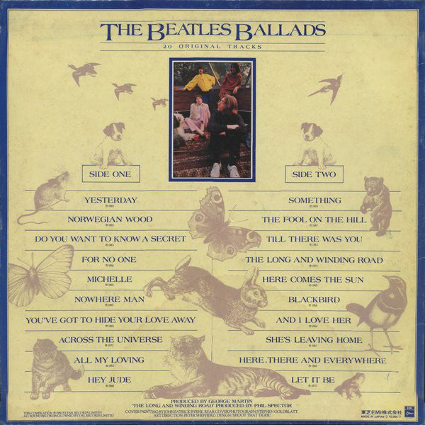The Beatles : The Beatles Ballads (20 Original Tracks) (LP, Comp)