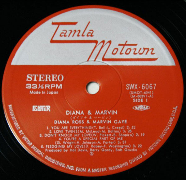 Diana* & Marvin* : Diana & Marvin (LP, Album, Gim)