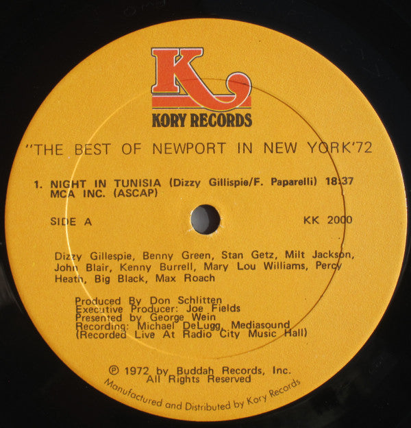 Various : The Best Of Newport In New York '72 (Volume 1) (LP, Album, RE)