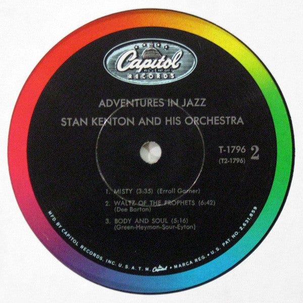Stan Kenton : Adventures In Jazz (LP, Album, Mono)