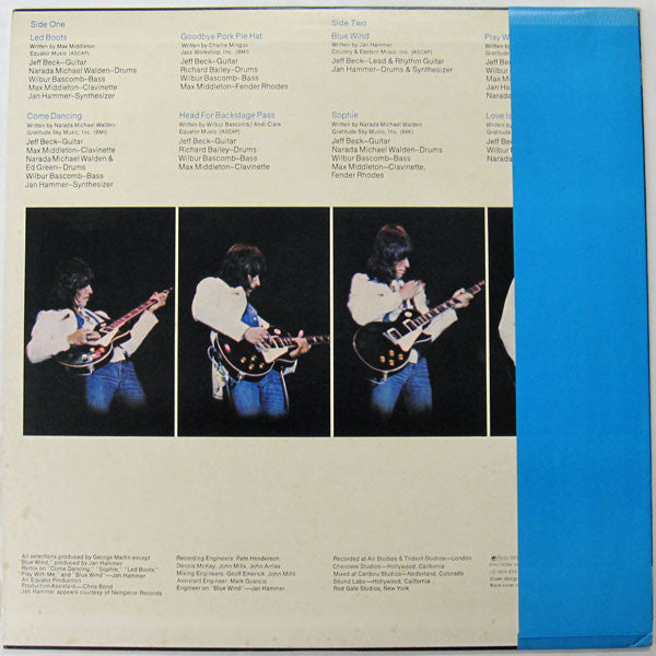 Jeff Beck : Wired (LP, Album, RE)