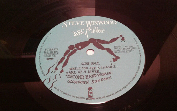 Steve Winwood : Arc Of A Diver (LP, Album)