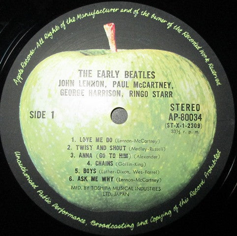 The Beatles : The Early Beatles (LP, Comp, RE, Gat)