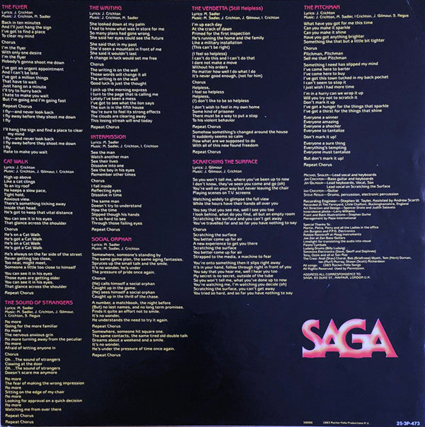 Saga (3) : Heads Or Tales (LP, Album)