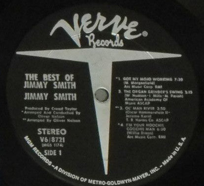 Jimmy Smith : The Best Of Jimmy Smith (LP, Comp, Gat)