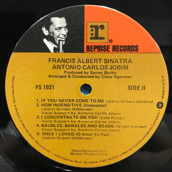 Francis Albert Sinatra* & Antonio Carlos Jobim : Francis Albert Sinatra & Antonio Carlos Jobim (LP, Album, RE)