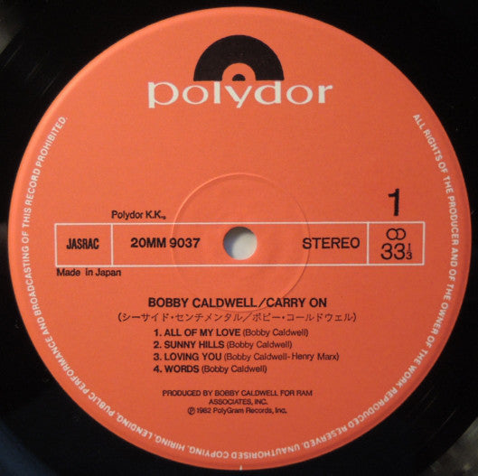 Bobby Caldwell : Carry On (LP, Album)
