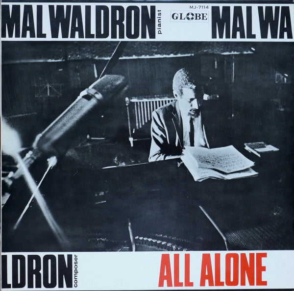 Mal Waldron : All Alone (LP, Album, Mono, RE)