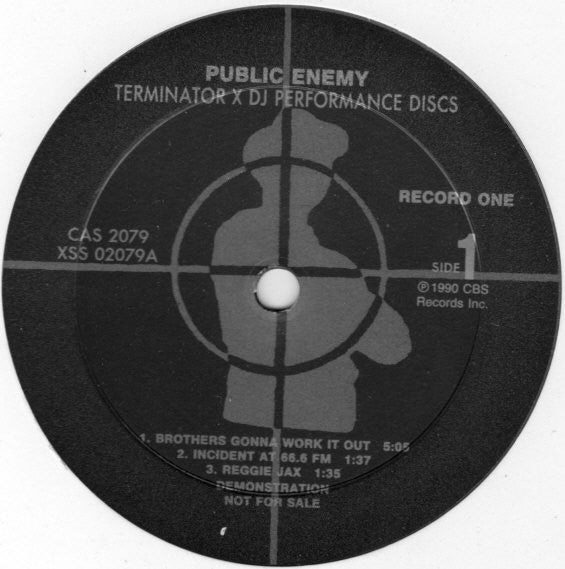 Public Enemy : Fear Of A Black Planet (Terminator X DJ Performance Discs) (3x12", Ltd, Promo)