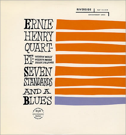 Ernie Henry Quartet : Seven Standards And A Blues (LP, Album, Mono, Ltd, RE, RM)