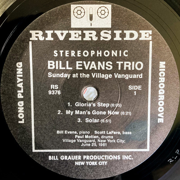 Bill Evans Trio* Featuring Scott La Faro* : Sunday At The Village Vanguard (LP, Album, Ltd, Num, RE, RM)