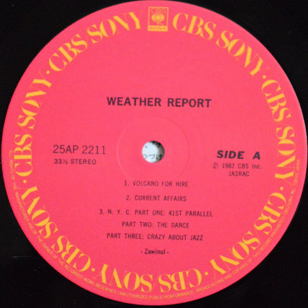 Weather Report : Weather Report (LP, Album)
