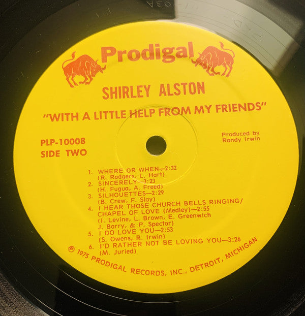 Shirley Alston : With A Little Help From My Friends (LP, Album)