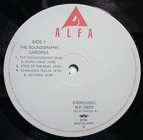 Casiopea : The Soundgraphy (LP, Comp)