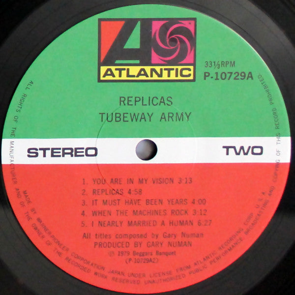 Tubeway Army : Replicas (LP, Album)