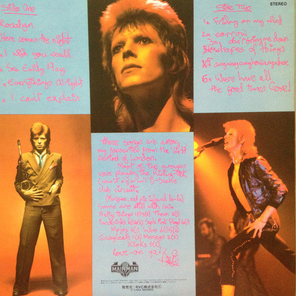 David Bowie : Pinups (LP, Album, RE, Gat)