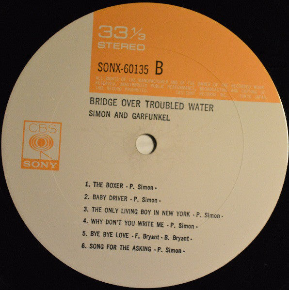 Simon And Garfunkel* : Bridge Over Troubled Water (LP, Album, Gat)