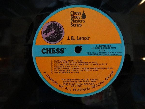 J.B. Lenoir : J.B. Lenoir (2xLP, Comp, Mono)