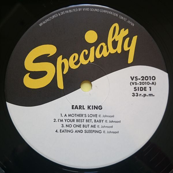 Earl King : Earl King (10", Comp, Mono, Ltd)