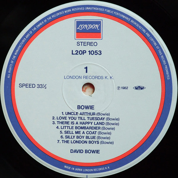 David Bowie : Bowie (LP, Comp, Rei)