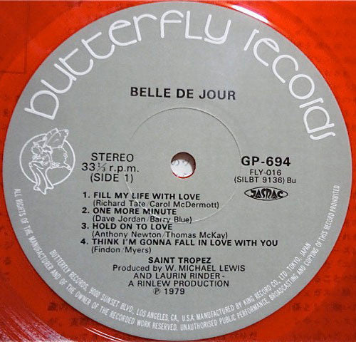 Saint Tropez : Belle De Jour (LP, Album, Gat)