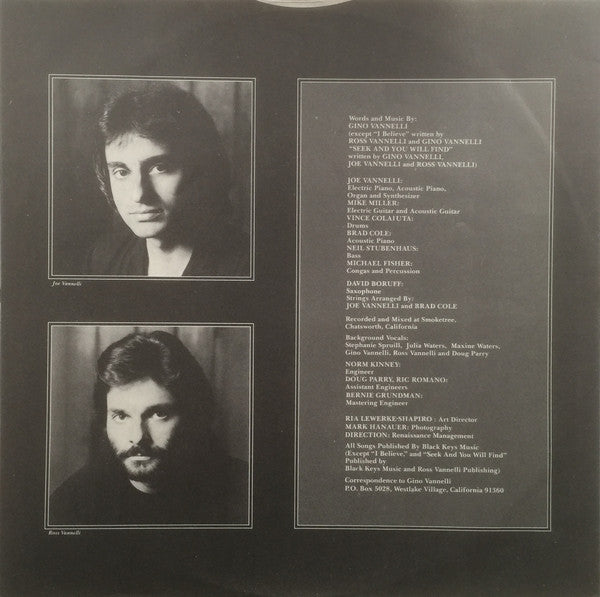 Gino Vannelli - Nightwalker (LP, Album) (Very Good Plus (VG+))