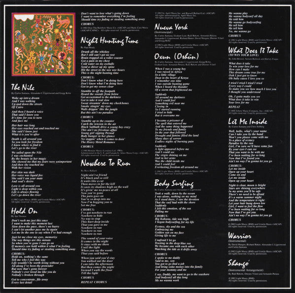 Santana : Shango (LP, Album)