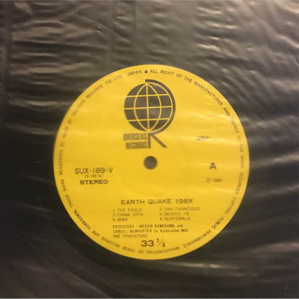 No Artist : Earth Quake 198X (LP, Album)