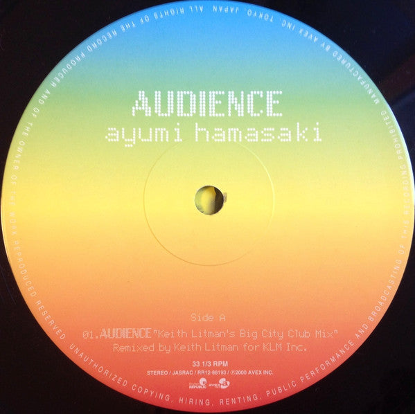 Ayumi Hamasaki : Audience (12")