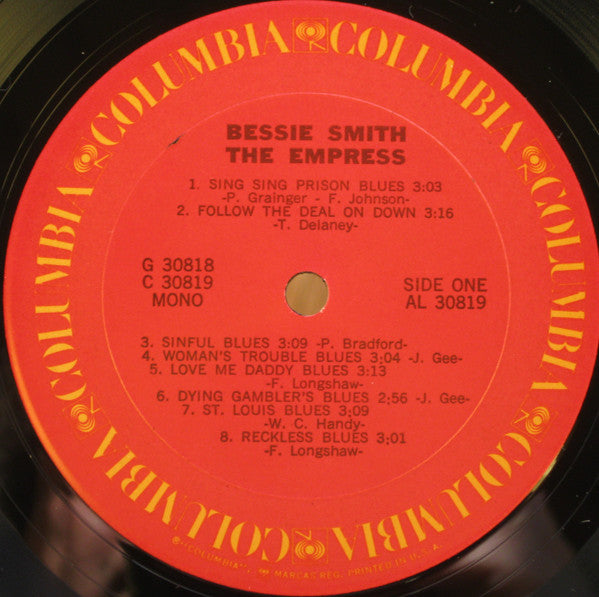 Bessie Smith : The Empress (2xLP, Album, Comp, Mono, Pit)