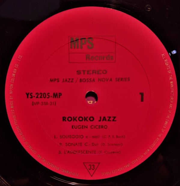 Eugen Cicero : Rokoko-Jazz (LP, RE, Gat)