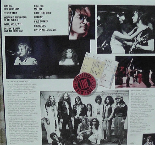 John Lennon : Live In New York City (LP, Album)