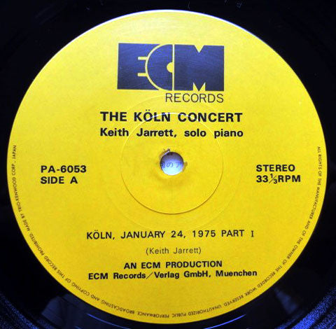Keith Jarrett : The Köln Concert (2xLP, Album, Gat)