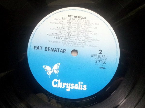 Pat Benatar : Get Nervous (LP, Album)