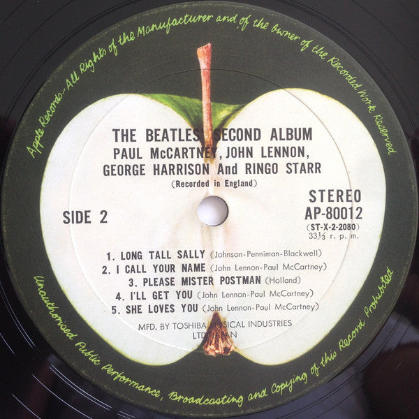The Beatles : The Beatles' Second Album (LP, Album, RE, Gat)